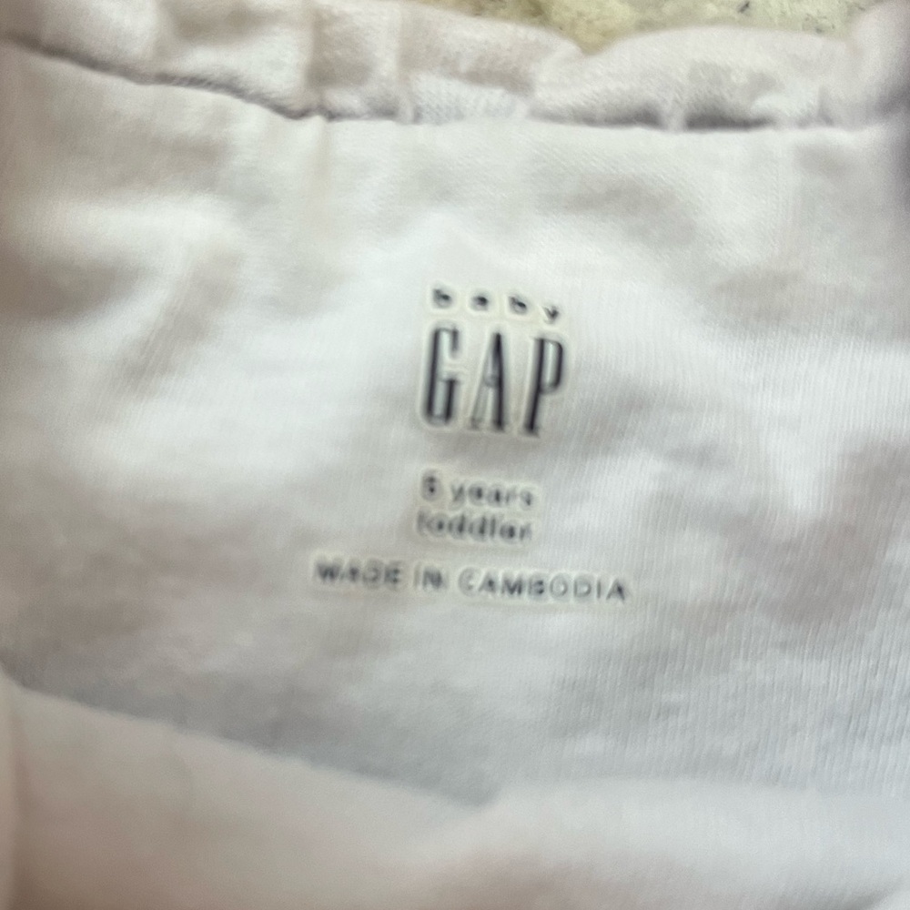 Girls Baby GAP dress lot sizes 4 & 5 Pink w gold stars and white w navy stripes - Picture 4 of 7